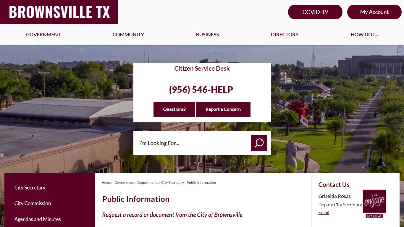 Public Information | Brownsville, TX